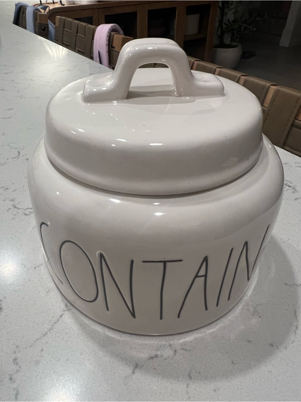 Rae Dunn Ceramic Contain Canister